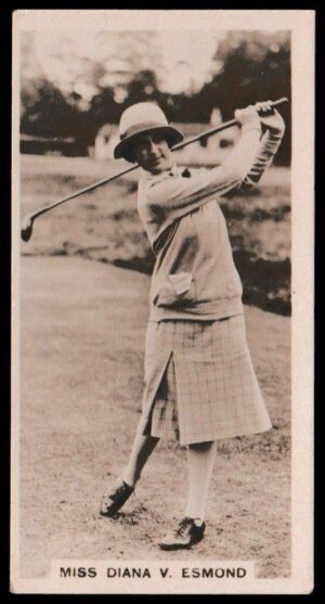 Millhoff - 'Famous Golfers' (1928) - Miss Diana Esmond **ROOKIE** Millhoff - 'Famous Golfers' (1928) - Miss Diana Esmond **ROOKIE**