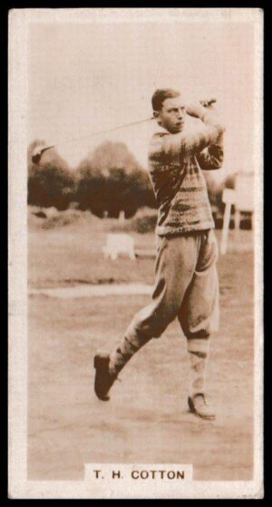 Millhoff - 'Famous Golfers' (1928) - T.H. Cotton