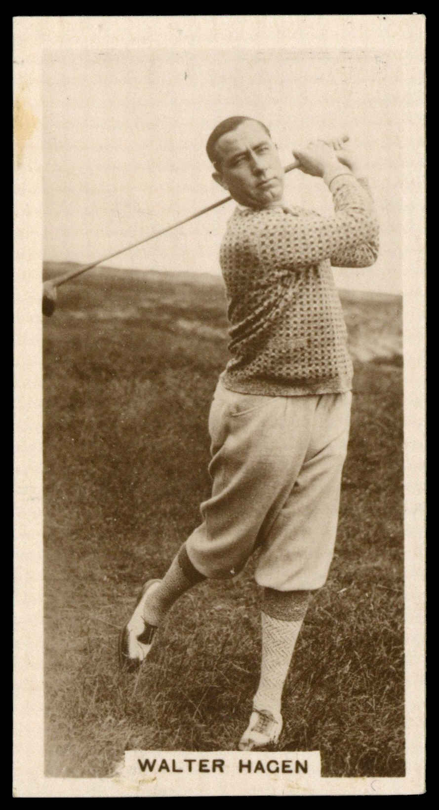 Millhoff - 'Famous Golfers' (1928) - Walter Hagen Millhoff - 'Famous Golfers' (1928) - Walter Hagen