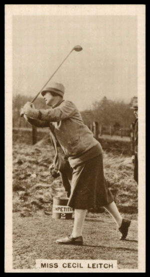 Millhoff - 'Famous Golfers' (1928) - Miss Cecil Leitch