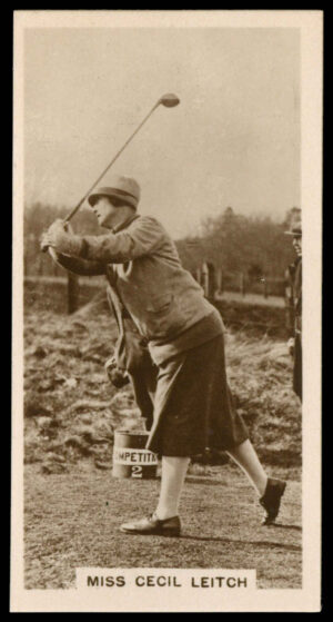 Millhoff - 'Famous Golfers' (1928) - Miss Cecil Leitch