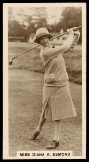 Millhoff - 'Famous Golfers' (1928) - Miss Diana Esmond **ROOKIE**