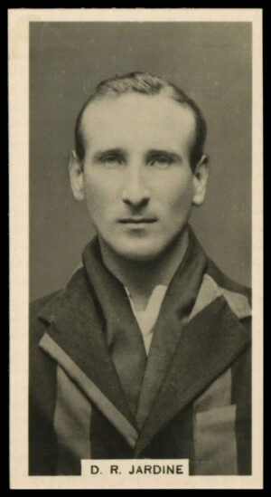 Millhoff - D.R. Jardine (Surrey) - 'Famous Test Cricketers' (1928)