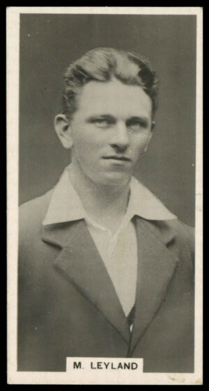 Millhoff - M. Leyland (Yorkshire) - 'Famous Test Cricketers' (1928)