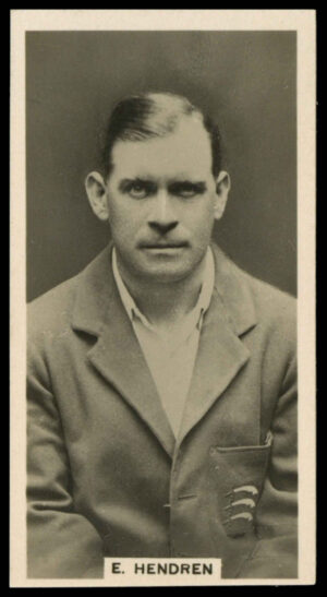 Millhoff - E. Hendren (Middlesex) - 'Famous Test Cricketers' (1928)