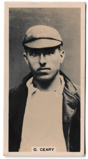 Millhoff - 'Famous Test Cricketers' (1928) - Card #13 - G. Geary (Leicestershire)