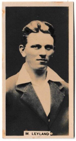 Millhoff - 'Famous Test Cricketers' (1928) - Card #2 - M. Leyland (Yorkshire) Millhoff - 'Famous Test Cricketers' (1928) - Card #2 - M. Leyland (Yorkshire)