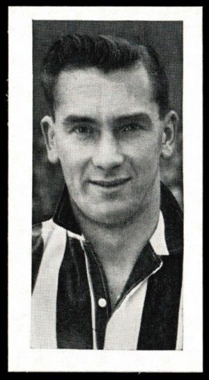 Mitcham Foods - 'Footballers' - Card #12 - Jack Milburn (Newcastle)
