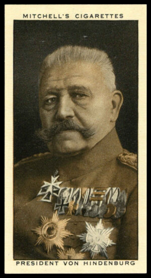 Mitchell - 'A Gallery of 1934' - President Von Hindenburg (1935)