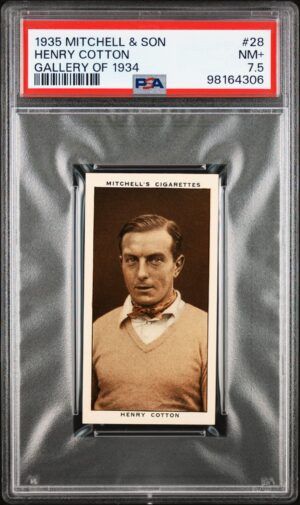 Mitchell - 'A Gallery of 1934' (1935) - Henry Cotton **PSA7.5**