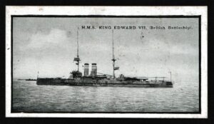 Mitchell (Stephen) - 'British Warships' (1915) - Card #19 - HMS King Edward VII