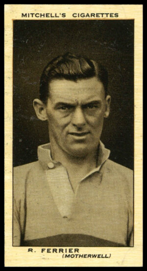 Mitchell - 'Scottish Footballers' (1934) - #12 - R. Ferrier (Motherwell)
