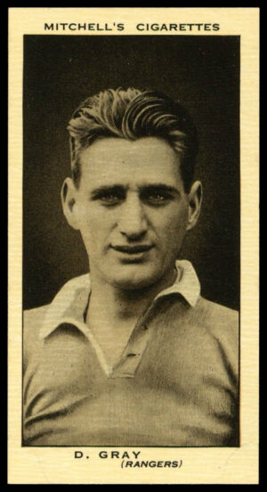 Mitchell - 'Scottish Footballers' (1934) - #15 - D. Gray (Rangers)