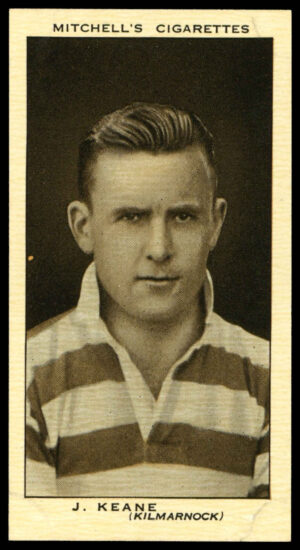 Mitchell - 'Scottish Footballers' (1934) - #19 - J. Keane (Kilmarnock)