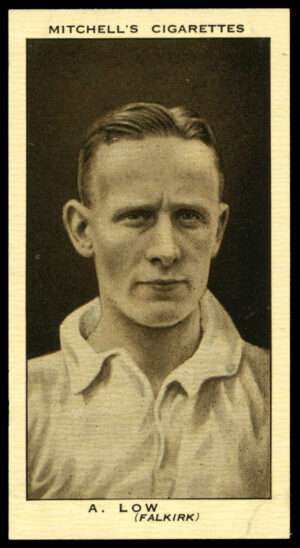 Mitchell - 'Scottish Footballers' (1934) - #22 - A. Low (Falkirk)