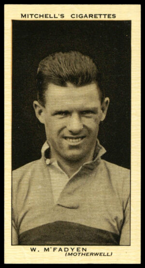 Mitchell - 'Scottish Footballers' (1934) - #23 - W. McFadyen (Motherwell)