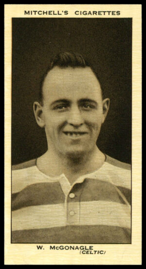 Mitchell - 'Scottish Footballers' (1934) - #25 - W. McGonagle (Celtic)