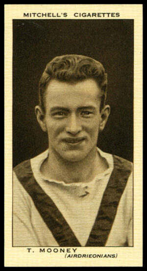 Mitchell - 'Scottish Footballers' (1934) - #36 - T. Mooney (Airdrieonians)