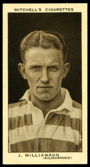 Mitchell - 'Scottish Footballers' (1934) - #49 - J. Williamson (Kilmarnock)