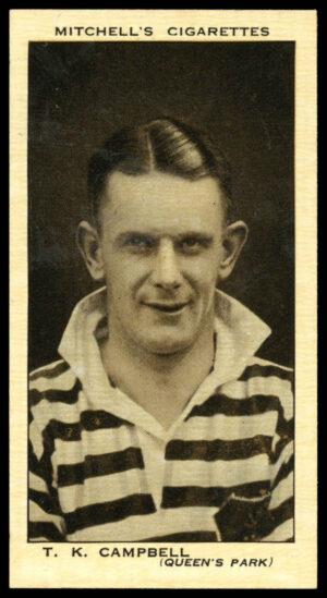 Mitchell - 'Scottish Footballers' (1934) - #8 - T.K. Campbell (Queen's Park)