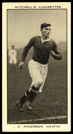 Mitchell - 'Scottish Football Snaps' (1935) - #2 - Andrew Anderson (Heart of Midlothian)