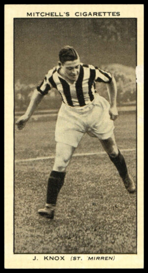 Mitchell - 'Scottish Football Snaps' (1935) - #23 - J. Knox (St. Mirren)