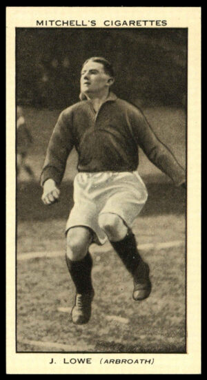 Mitchell - 'Scottish Football Snaps' (1935) - #24 - S. Lowe (Arbroath)