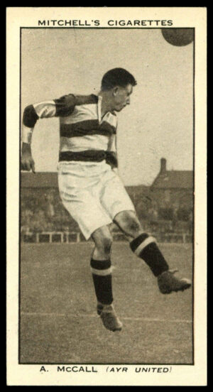 Mitchell - 'Scottish Football Snaps' (1935) - #30 - A. McCall (Ayr United)