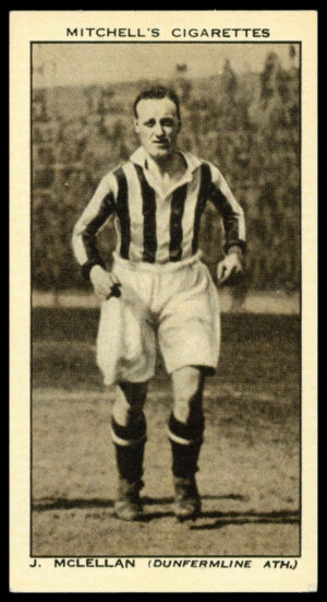 Mitchell - 'Scottish Football Snaps' (1935) - #34 - J. McLellan (Third Lanark)