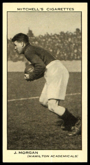Mitchell - 'Scottish Football Snaps' (1935) - #35 - J. Morgan (Hamilton Academicals)