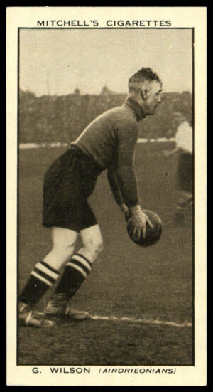 Mitchell - 'Scottish Football Snaps' (1935) - #47 - G. Wilson (Airdrieonians)