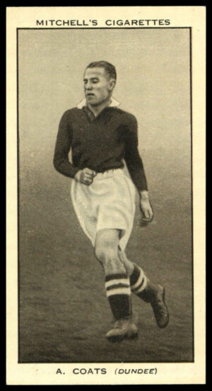 Mitchell - 'Scottish Football Snaps' (1935) - #6 - A. Coats (Dundee)