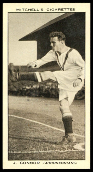 Mitchell - 'Scottish Football Snaps' (1935) - #7 - J. Connor (Airdrieonians)
