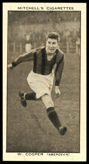 Mitchell - 'Scottish Football Snaps' (1935) - #8 - W. Cooper (Aberdeen) Mitchell - 'Scottish Football Snaps' (1935) - #8 - W. Cooper (Aberdeen)
