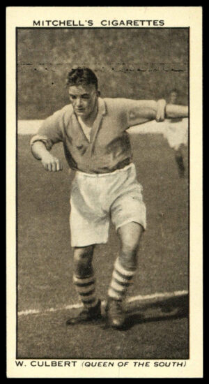 Mitchell - 'Scottish Football Snaps' (1935) - #9 - W. Culbert (Queen Of The South)