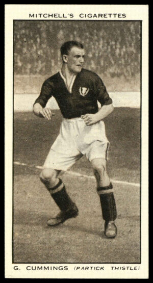 Mitchell - 'Scottish Football Snaps' (1935) - G. Cummings (Partick Thistle)