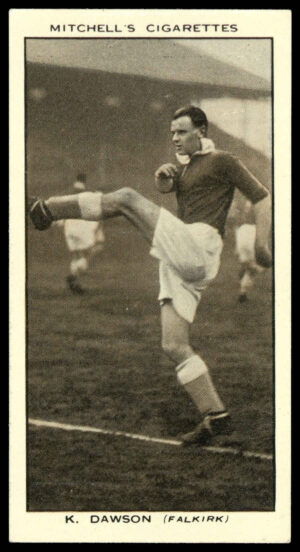 Mitchell - 'Scottish Football Snaps' (1935) - K. Dawson (Falkirk)