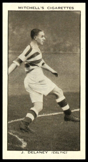 Mitchell - 'Scottish Football Snaps' (1935) - J. Delaney (Glasgow Celtic)