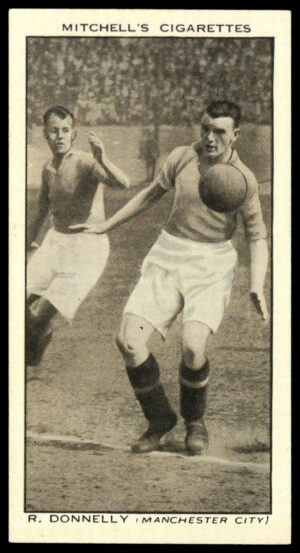 Mitchell - 'Scottish Football Snaps' (1935) - R. Donnelly (Manchester City)