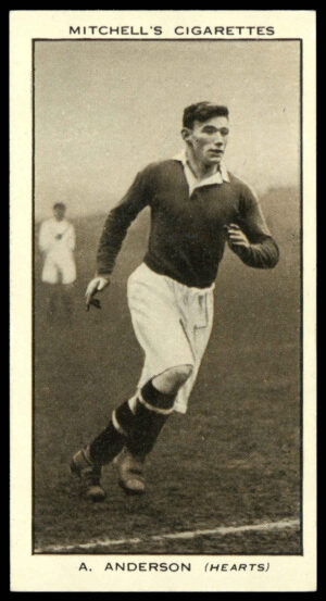 Mitchell - 'Scottish Football Snaps' (1935) - Andrew Anderson (Heart of Midlothian)