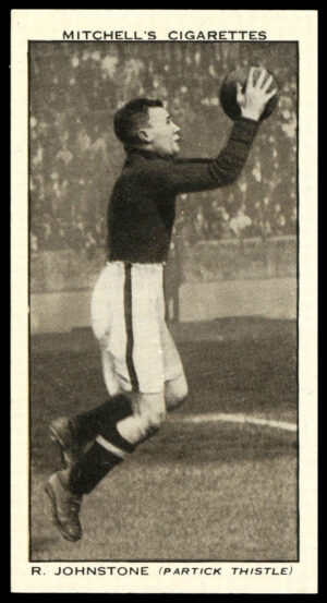 Mitchell - 'Scottish Football Snaps' (1935) - R. Johnstone (Partick Thistle)