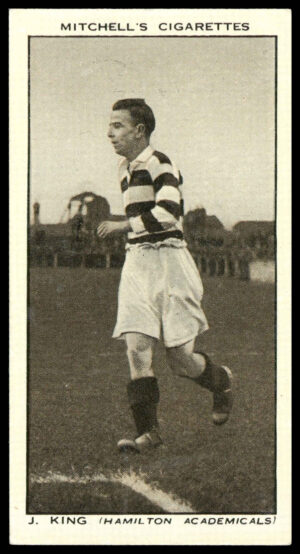 Mitchell - 'Scottish Football Snaps' (1935) - J. King (Hamilton Academicals)