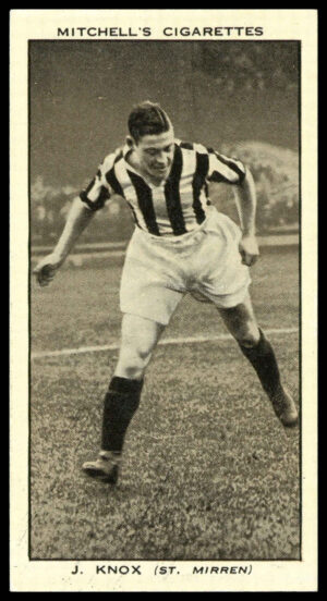 Mitchell - 'Scottish Football Snaps' (1935) - J. Knox (St. Mirren)