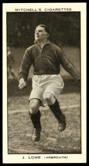 Mitchell - 'Scottish Football Snaps' (1935) - S. Lowe (Arbroath)