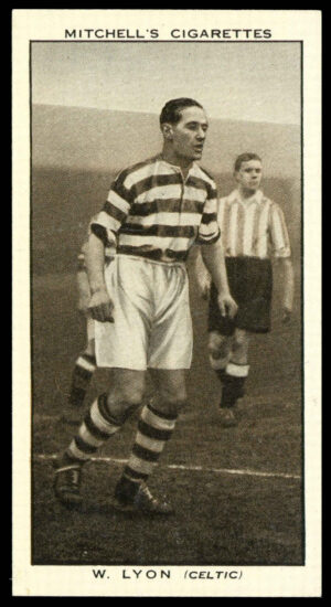 Mitchell - 'Scottish Football Snaps' (1935) - W. Lyon (Glasgow Celtic)