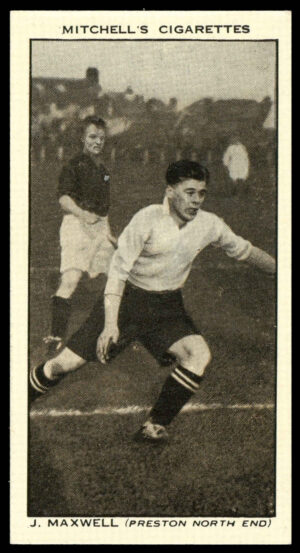 Mitchell - 'Scottish Football Snaps' (1935) - J. Maxwell (Preston North End)