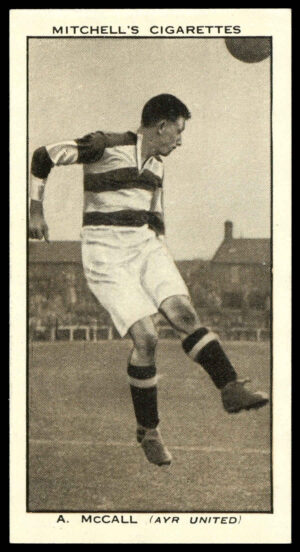 Mitchell - 'Scottish Football Snaps' (1935) - A. McCall (Ayr United)