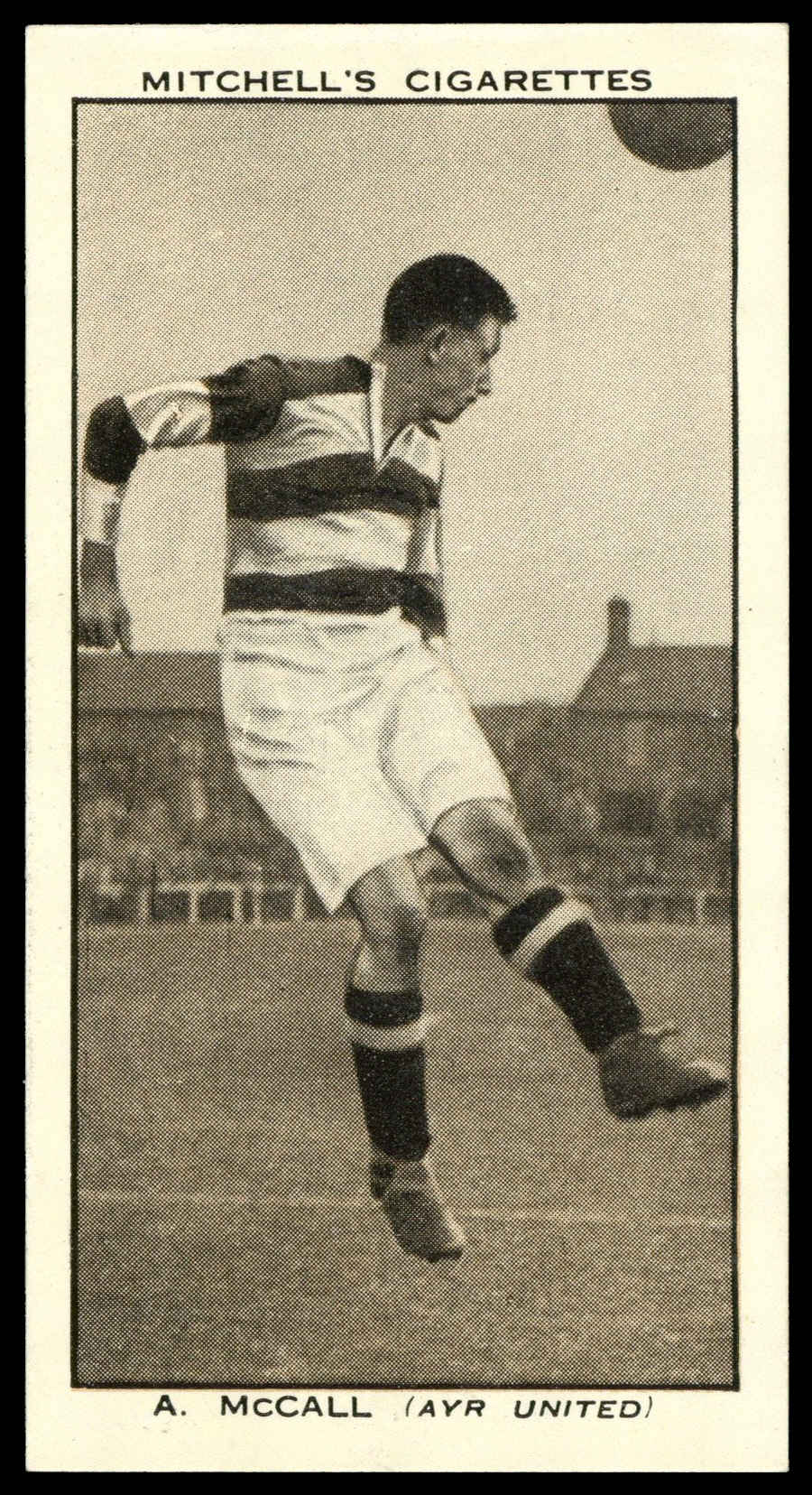 Mitchell - 'Scottish Football Snaps' (1935) - A. McCall (Ayr United) Mitchell - 'Scottish Football Snaps' (1935) - A. McCall (Ayr United)