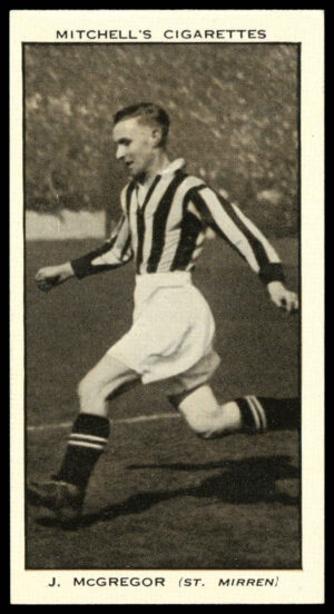 Mitchell - 'Scottish Football Snaps' (1935) - J. McGregor (St. Mirren)