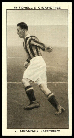 Mitchell - 'Scottish Football Snaps' (1935) - J. McKenzie (Aberdeen) Mitchell - 'Scottish Football Snaps' (1935) - J. McKenzie (Aberdeen)